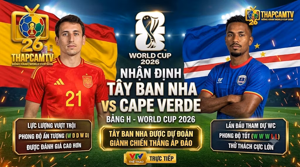 Nhận Định Tây Ban Nha vs Cape Verde (23h00, 15/06) | Thử Thách Khối Thấp